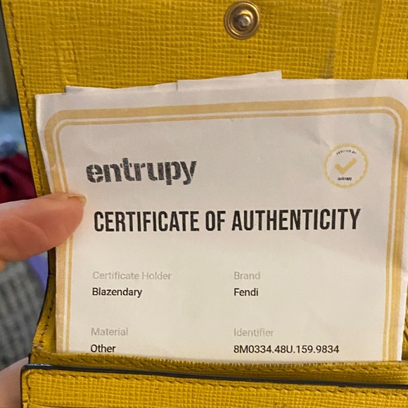 Fendi Colorful Striped Wallet - Picture 8 of 9